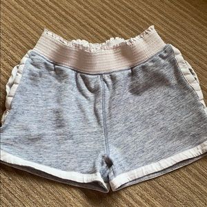 Light grey Lululemon cotton shorts